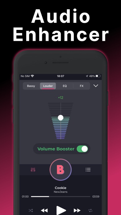 Bass Booster & Music EQ: BASSY Screenshot