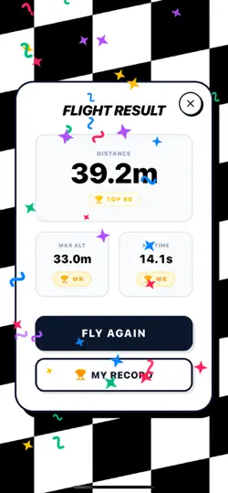 Capture d'écran de PaperPlane: World Record sur iPhone 3