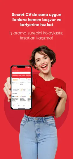 Secretcv - İş İlanı Ara & Bul iPhone Ekran Görüntüsü 2