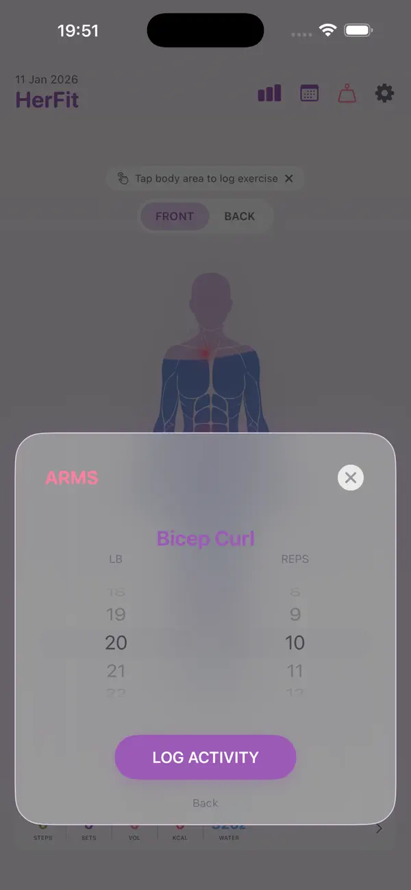 Screenshot #3 pour HerFit
