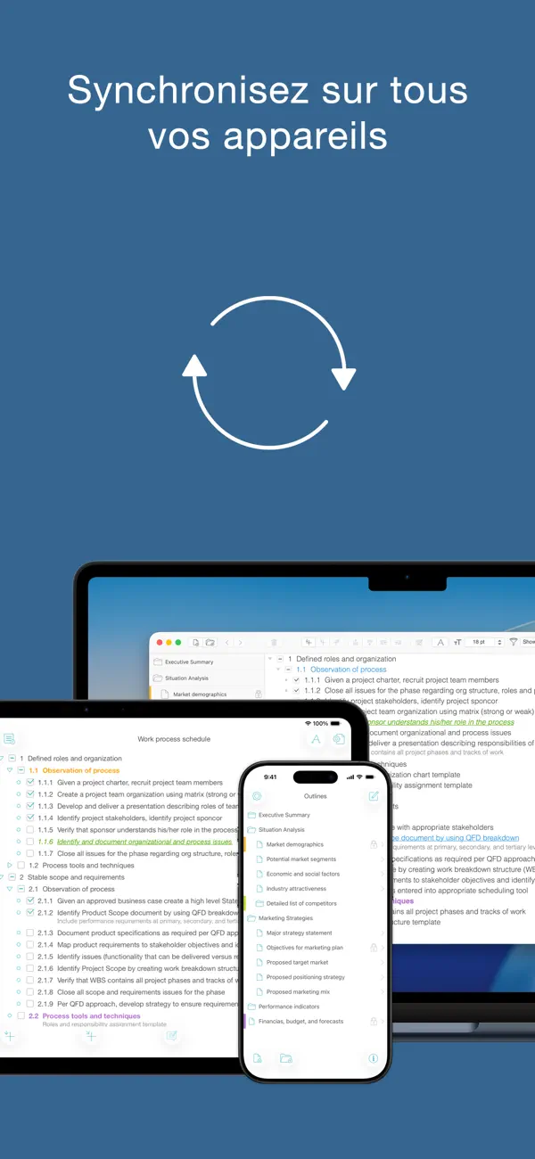 Screenshot #3 pour Cloud Outliner - Nested Lists