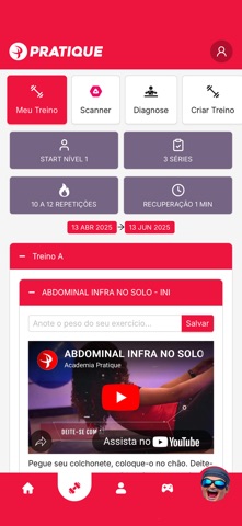 Pratique Fitness iPhone screenshot 4