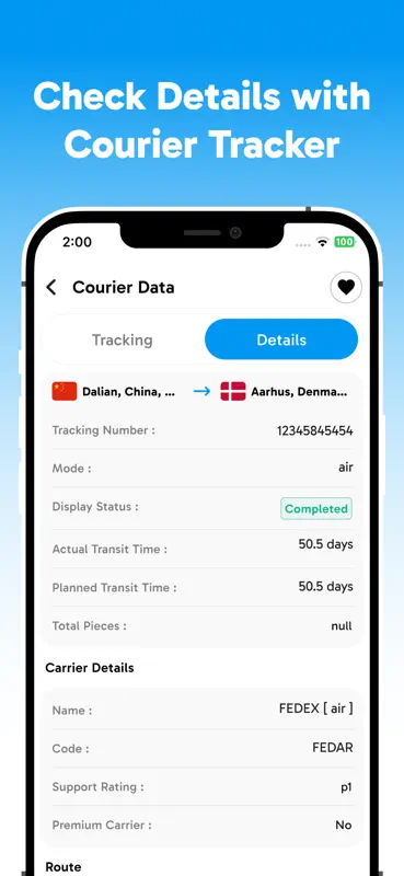 Package Tracker : Courier Info screenshot 6 of 7