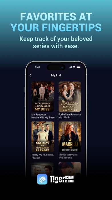 TigerFM - Audio & Short Movies Screenshot