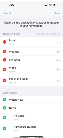 WENY News screenshot