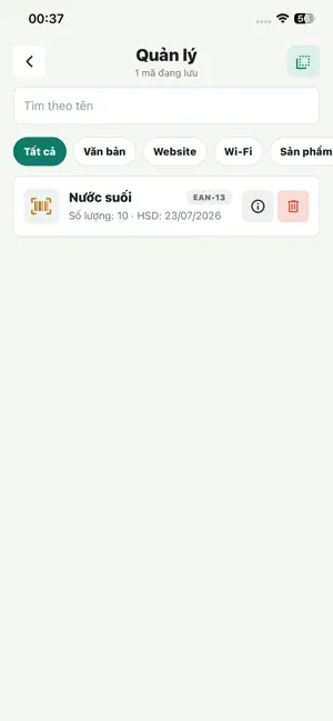 Quét Mã QR &amp; Đọc Mã Vạch screenshot 4