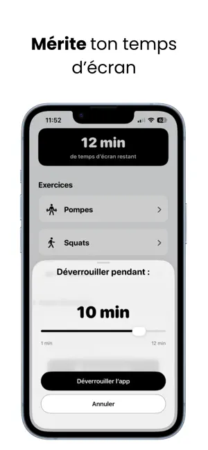 PushLock - Pompes & bloqueur iPhone screenshot 3