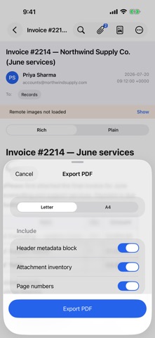 EML & MSG Email File Viewer Screenshot 2 of 8