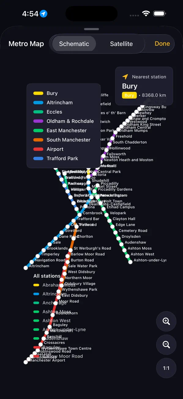 Screenshot #3 pour Metro Manchester Map