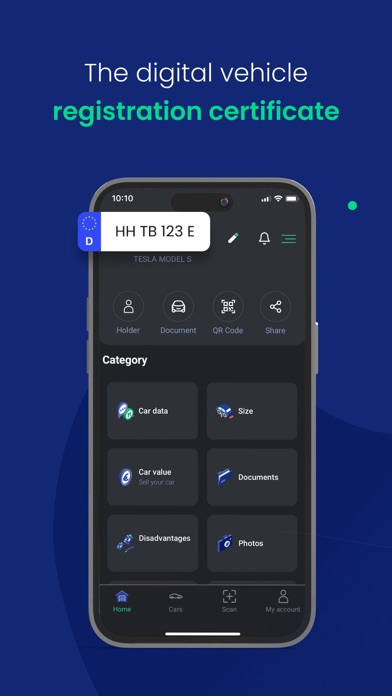 Fahrzeugschein Screenshot