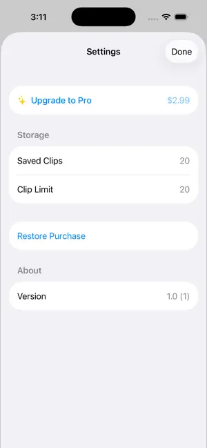 ClipStack — Clipboard Manager screenshot 1