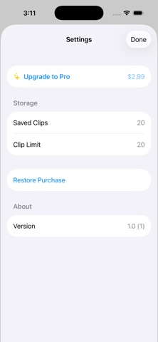ClipStack — Clipboard Manager Screenshot 1 of 6