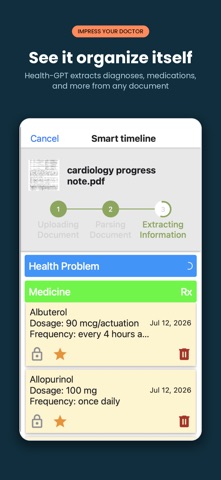 Health-GPT iPhone screenshot