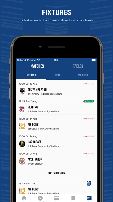 Colchester United FC Screenshot
