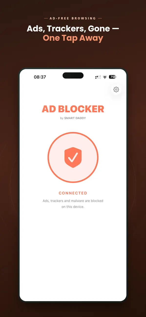Screenshot #1 pour Ad Blocker: No Ads & Trackers