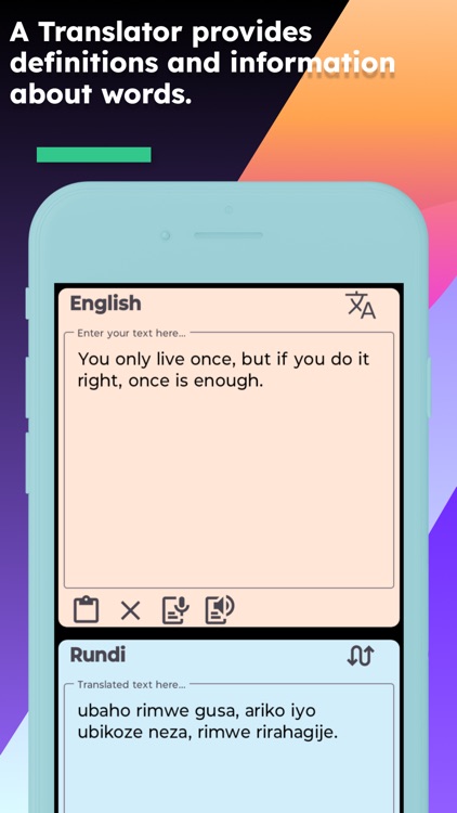 English Rundi Translator