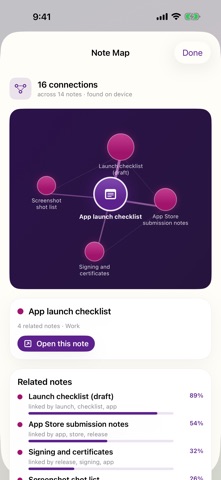 Grape Notes Pro のスクリーンショット
