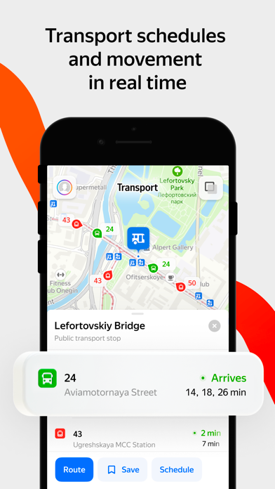 Screenshot #2 pour Yandex Maps & Navigator