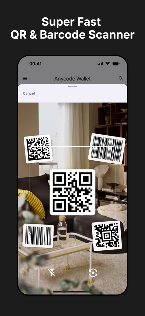 Anycode Wallet Barcode Scanner - Utilities App | MWM