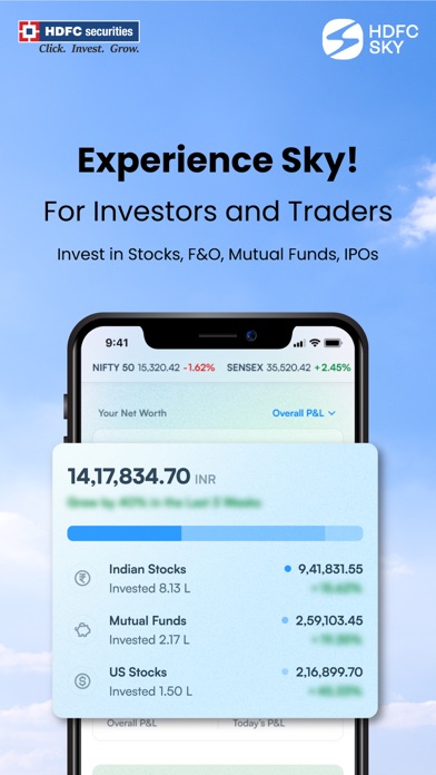 HDFC SKY: Stocks MF IPO Demat Screenshot