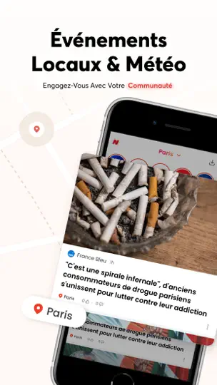 Capture d'écran de Opera News sur iPhone 5