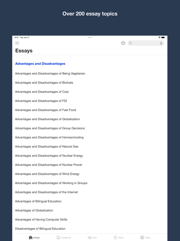 Screenshot #4 pour Essay writing materials
