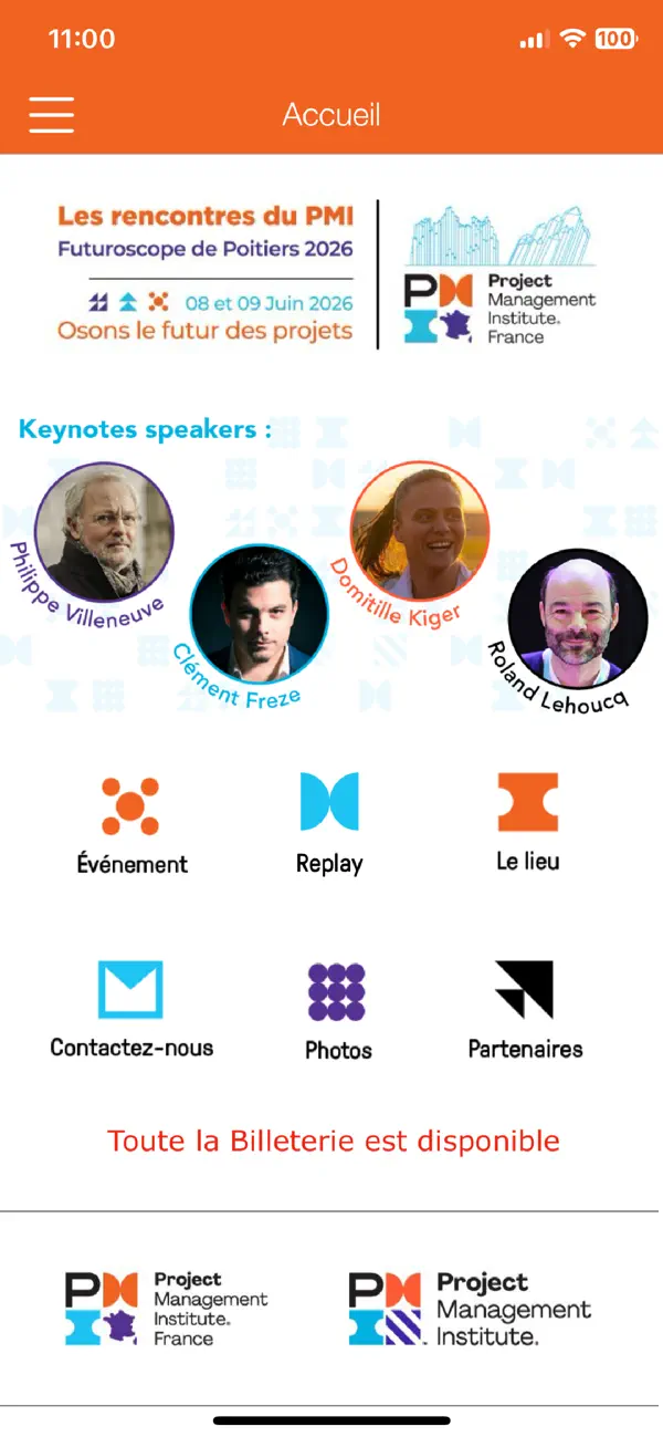 Screenshot #1 pour Les rencontres du PMI