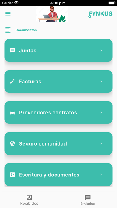 Fynkus administración fincas Screenshot