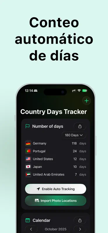 Días en el Exterior TripTrack screenshot 3 of 6