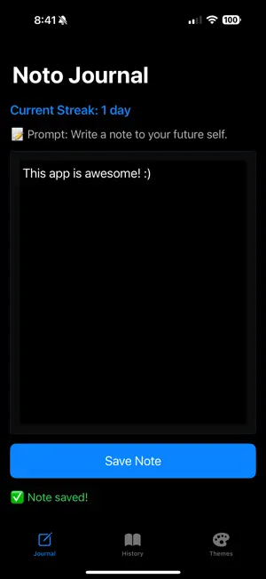 NotoJournal screenshot 1