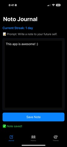 NotoJournal screenshot
