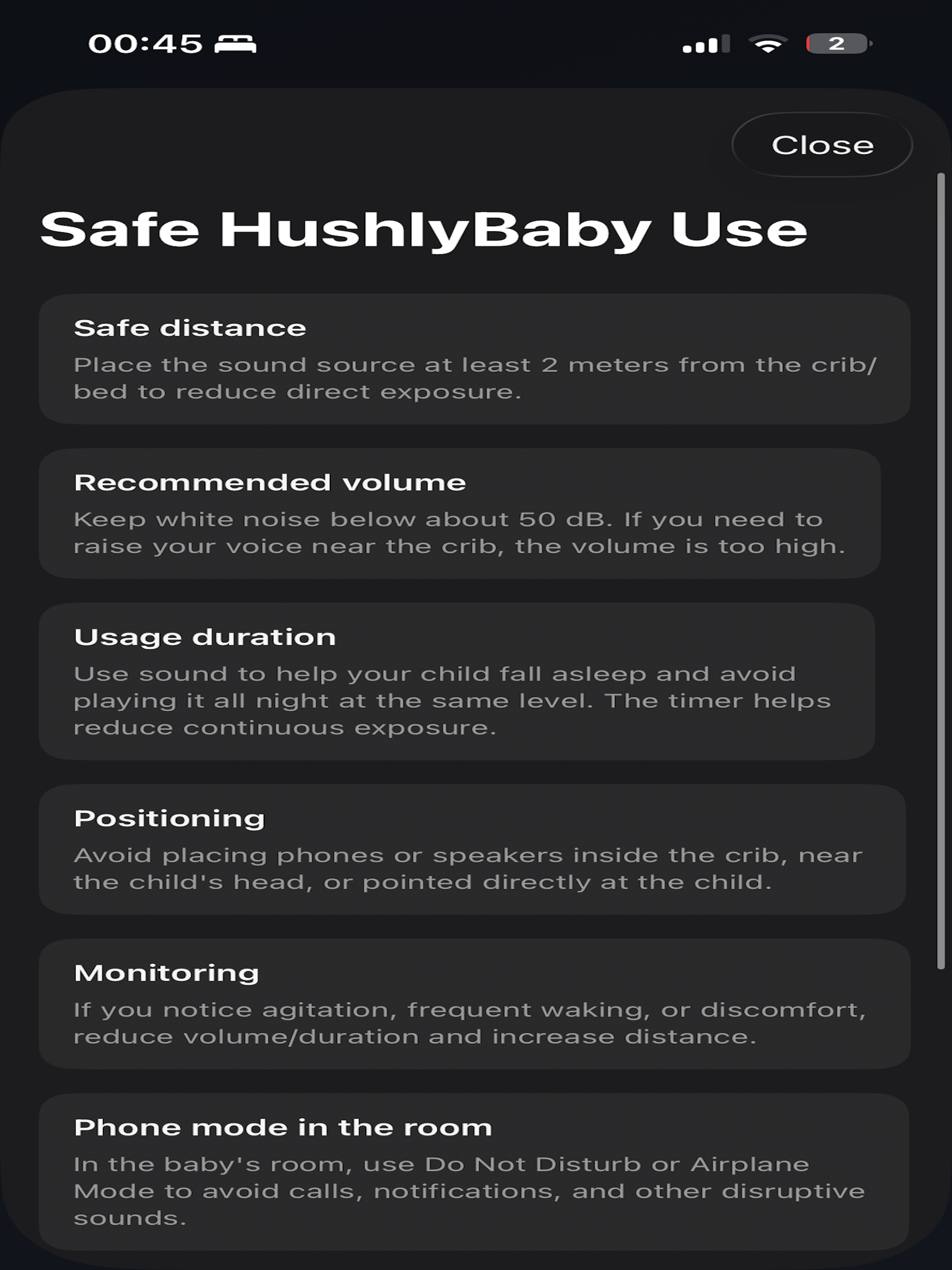 HushlyBaby screenshot 8