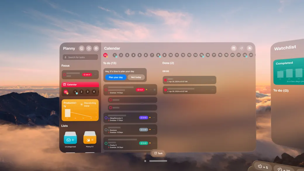 Planny • Daily Planner screenshot 1