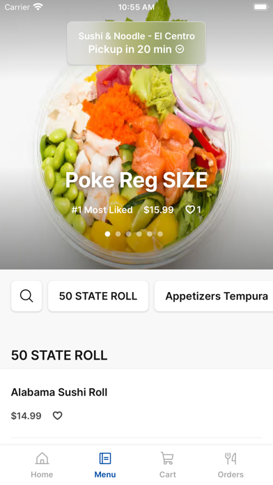 Sushi And Noodles iPhone screenshot 2 - Food & Drink app