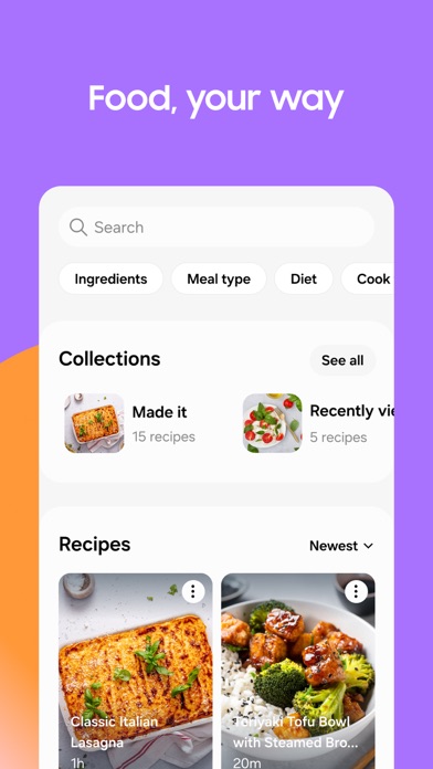 Samsung Food: Meal Planning Screenshot