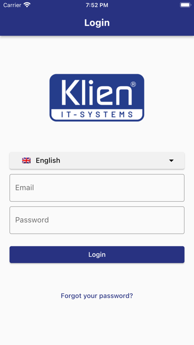 Klien IT Systems Screenshot