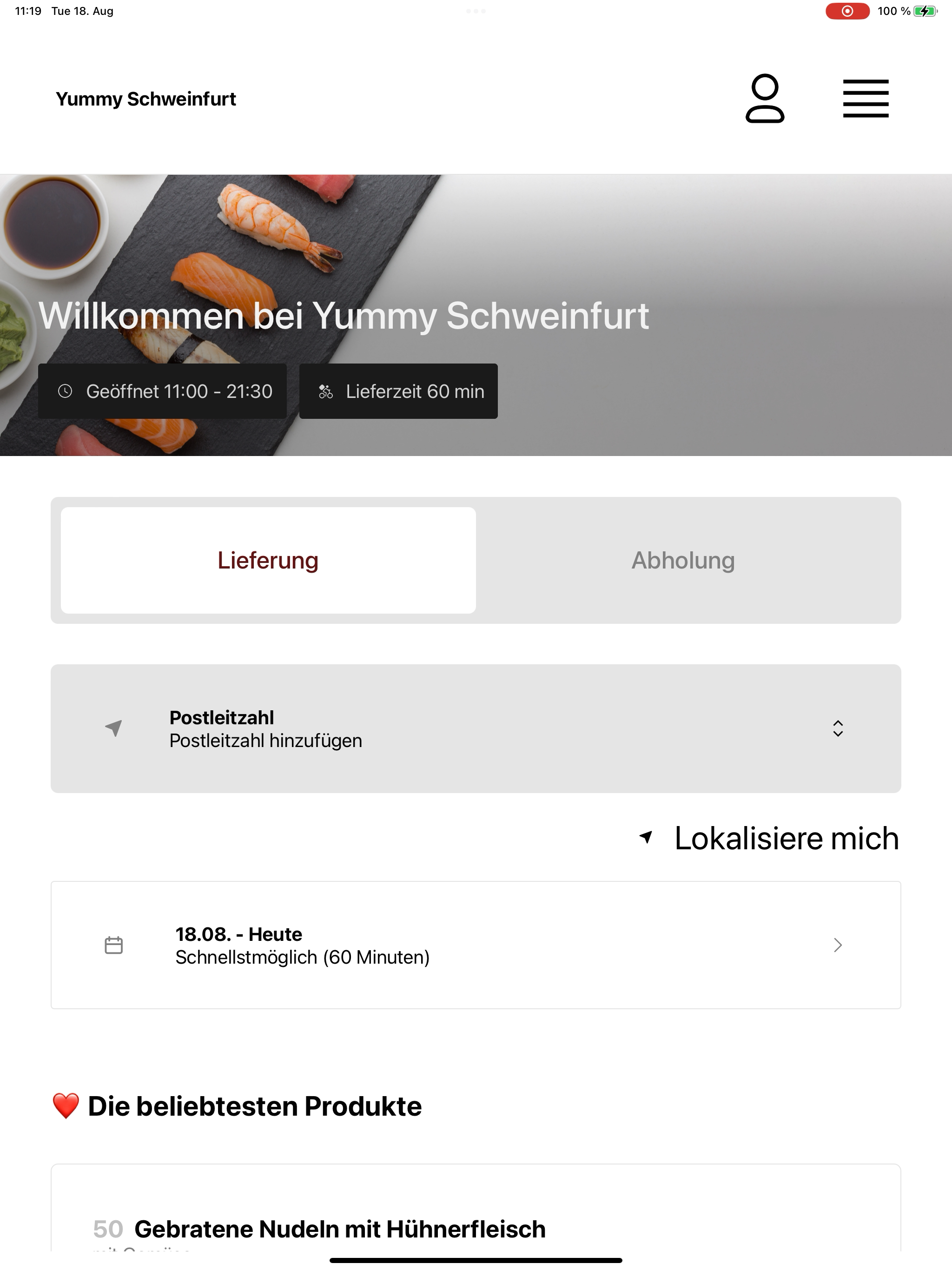 Yummy Schweinfurt screenshot 14