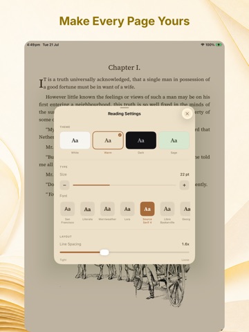 80 Classics: Read & Listen iPad screenshot