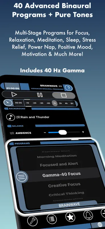 BrainWave™: 40 Binaural Series screenshot 1 of 10