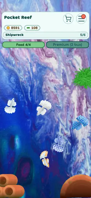 Pocket Reef: Cozy Aquarium screenshot 1