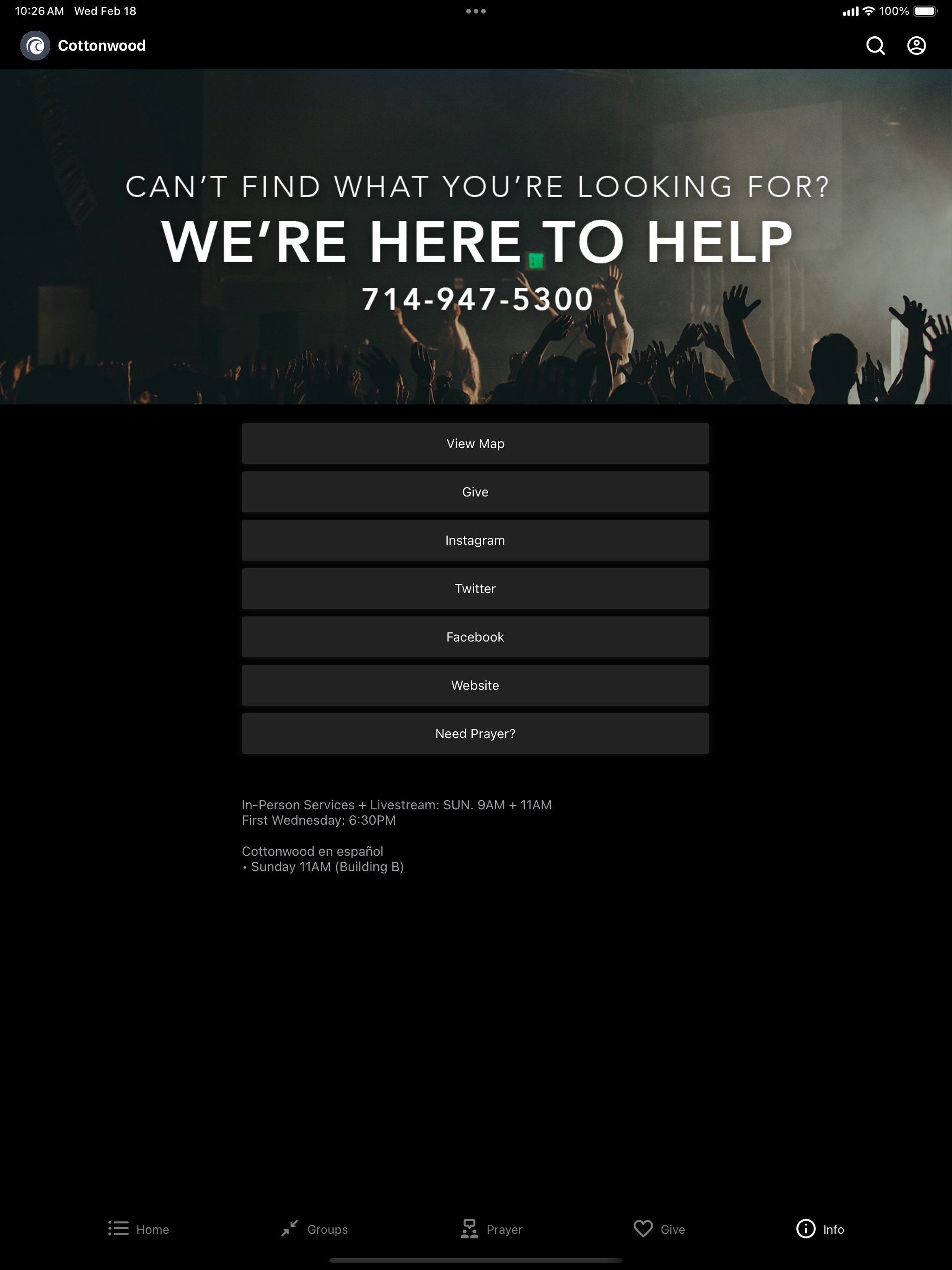 Cottonwood Church App