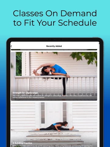 Jess Purtell Yoga & Pilates iPad screenshot