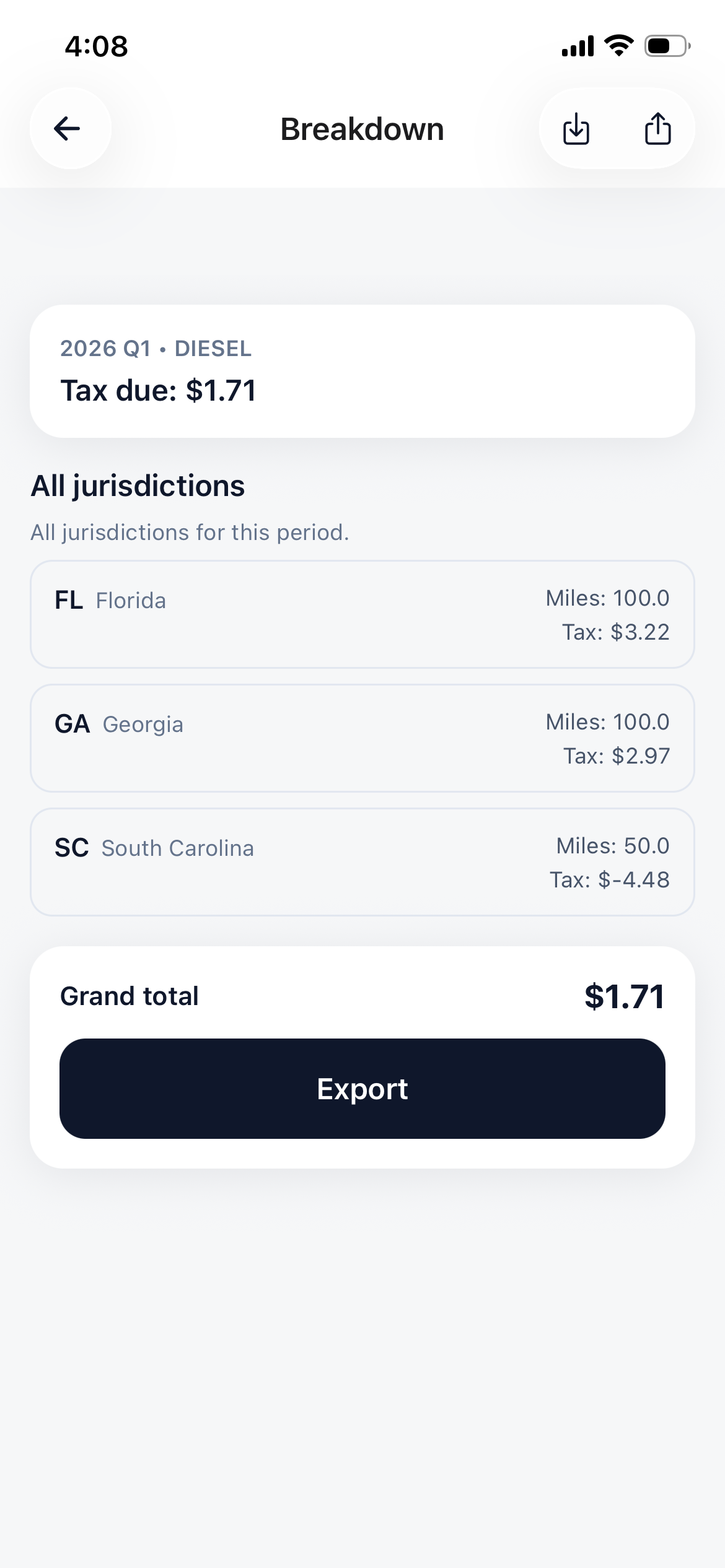 TruckTally App