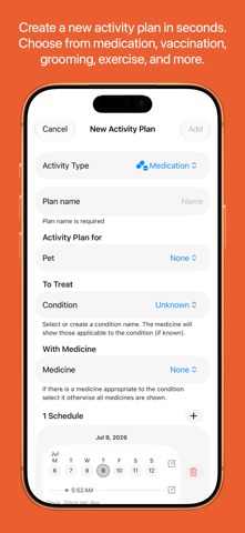 Pet Health &  Meds - PetPulse iPhone screenshot