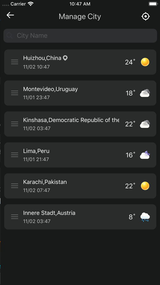 #5. Weather Live & Local Forecast (iOS) 由: Coocent Ltd.