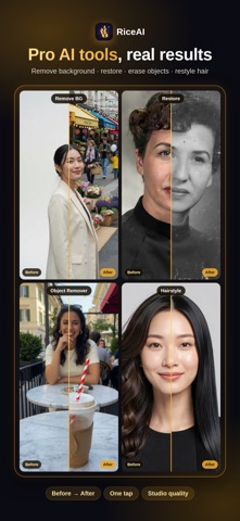 RiceAI：AI 照片和视频 screenshot