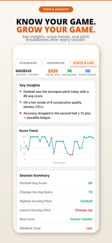 PITCHER SCORE screenshot 4