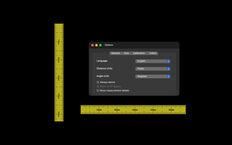 Screen ruler - measure tool screenshot