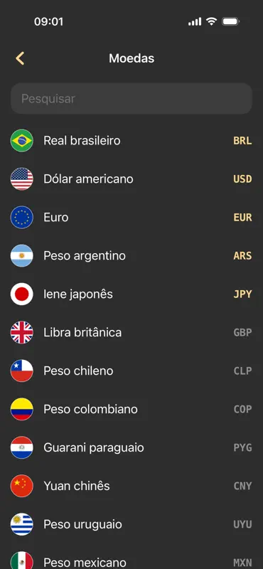 Conversor de Moedas Câmbio screenshot 3 of 3
