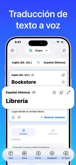 Captura de pantalla de Traductor AI - Voz Y Texto en iPhone 5